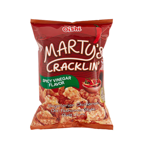 Oishi Marty&#039;s Cracklin Spicy