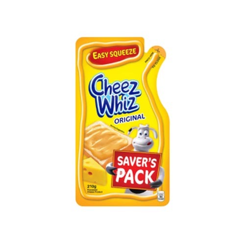 Cheez Whiz Original Pack 210g