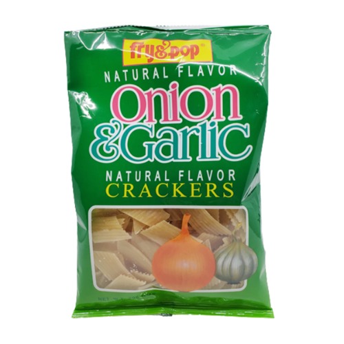 Onion &amp; Garlic crackers (fry&amp;pop) 200g