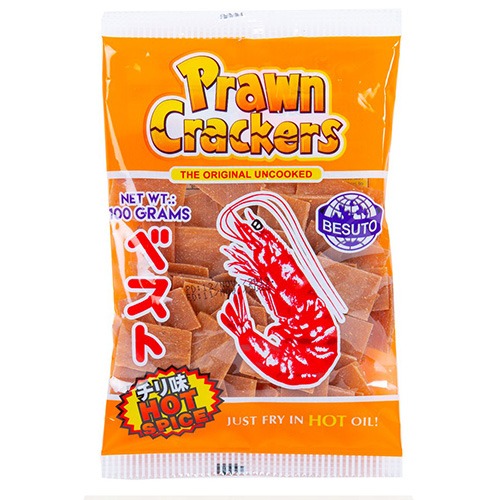 Besuto Prawn Crackers Hot N Spicy 250g