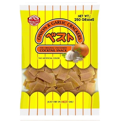 Besuto Prawn Crackers Oinion N Garlic 250g