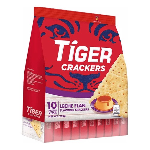 Tiger Crackers Leche Flan