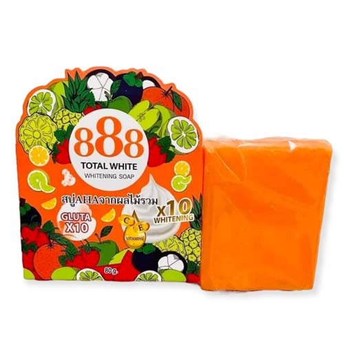 888 Total white whitening soap 80g